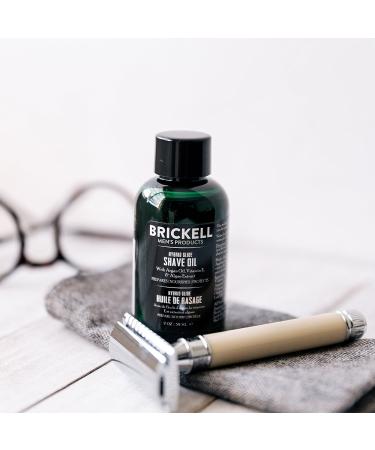 Brickell Men's Hybrid Glide Pre Shave Oil - Natural & Organic, Irritation-Free Smooth Shave - 2oz Scented - Buy Online on GoSupps.com
