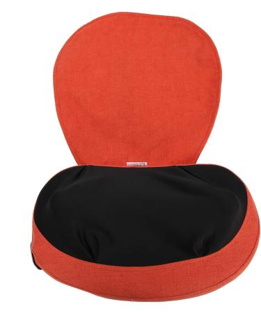 Neck Support Cushion & Back Massager - Multifunctional Cervical Pillow with Moxa Device | Rechargeable Intelligent Neck Massage (Orange) - Buy Online on GoSupps.com