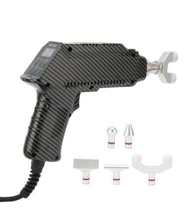 Chiropractic tools electrical chiropractic massager 30 steps starch spinal massager chiropractic adjustment tool with 6 massage heads black
