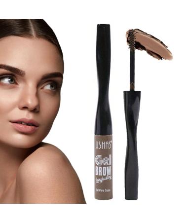 Tinted Brow Cream | Cream Brow Tint Gel - Nature Eyebrow Long Lasting No Smudge Nature Brow Tint with Brush for Women Riastvy 03