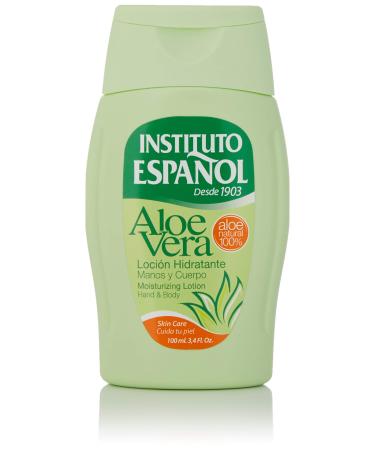 Instituto Espa ol Moisturising Hand and Body Lotion Aloe Vera 100 ml 1 piece - Buy Online on GoSupps.com
