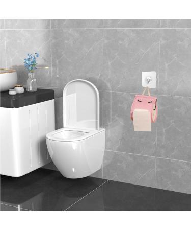 Toilet Paper | Hangable Cotton Cute Eyelash Shape Toilet Paper Organizer for Bathroom | Toilet Paper Dispenser Box for Camping Bathroom RV Car Travel No Glue or Drill Needed Lencyh Pink - Buy Online on GoSupps.com