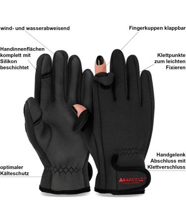 Thermo Fishing Gloves Spin | Neoprene Fishing Gloves for Anglers | Olive Fishing Gloves 3XL - Ultimate Comfort & Grip - Buy Online on GoSupps.com