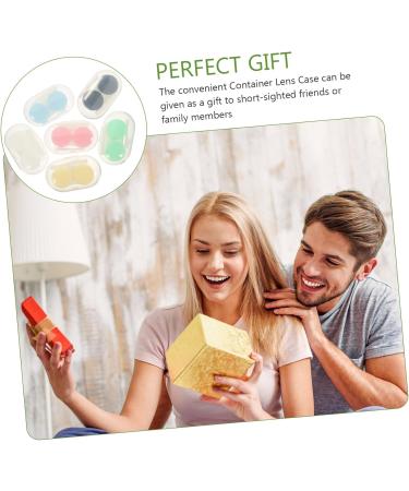 HEALEVED 12 Sets Contact Lens Container - Mini Lens Holder for Outdoor Storage - Durable Plastic Case for Travel - Buy Online on GoSupps.com