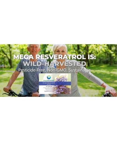 Mega Resveratrol Red Grape Skin Piceid Resveratrol Water-Soluble/High Absorption/Boosts Nitric Oxide. 500mg per Capsule. Purity Certified. NO Toxic inactive Ingredients. Keto Vegan Non-GMO. - Buy Online on GoSupps.com