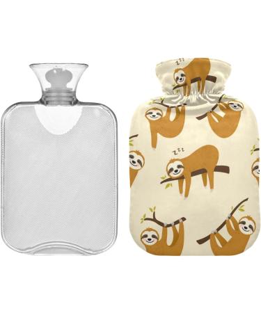 Buy Cute Cartoon Sloth Hot Water Bottle - 2L Pain Relief & Comfort for Cramps | International Shipping - Buy Online on GoSupps.com