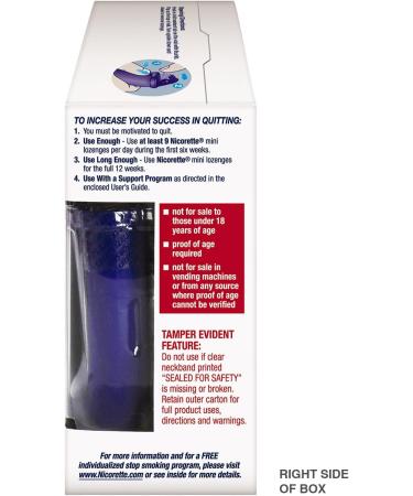 Nicorette Quit Smoking Lozenges - Fast-Acting Relief for Nicotine Cravings - Buy Online on GoSupps.com