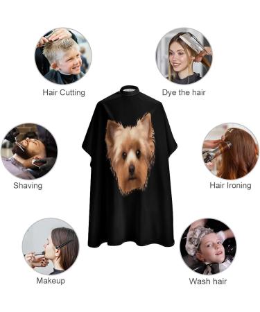 Yorkshire Terrier Mini Haircut Cape | Cute Water-Resistant Dog Salon Gown for Men & Women - Buy Online on GoSupps.com