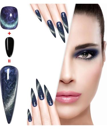 Magic Auroras Gel Nail Polish | Popular Aurora Effect Glitter Gel Polish Long Lasting - Magnetic Cat Eye Gel Nail Polish Long Lasting UV LED Curing 7 ML  - Buy Online on GoSupps.com