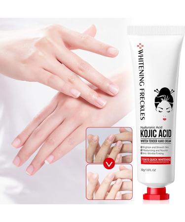Kojic Acid Hand Cream Kojic Acid Cream Kojic Acid Cream for Hands Moisturizing Nourishing Hydrating Hand Creams Improve Dry Smoothing Skin Beauty Hands Winter Skin Care (3) - Buy Online on GoSupps.com