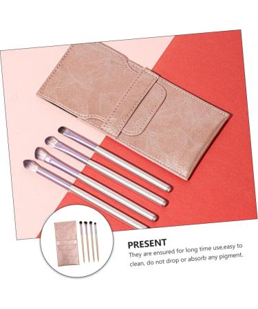 WOONEKY 1 4pcs Eye Makeup Brushes Eyeliner Brush Mini Brush Makeup Brush Kit Beauty Brush Plastic Pink - Buy Online on GoSupps.com