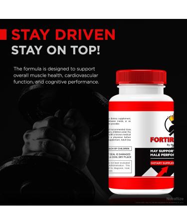 Fortirise Max Official Fortirise Max for Men - Supports Stamina and Energy Levels All Natural Formula to Support Performance and Overall Health Fortirise Max Pills Review (60 Capsules) - Buy Online on GoSupps.com
