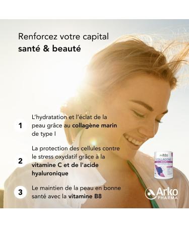 Arkopharma - Collag ne Beaut 260 g | Peau - Rides - lasticit - Fermet - clat - Hydratation | 260 g - Buy Online on GoSupps.com