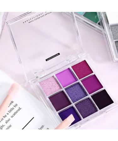 Gogogmee 4 Pcs Eye Shadow Palette Eye Make-up Palettes Eye Shadow Plate Eye Shadow Pallets for Women Plastic - Buy Online on GoSupps.com