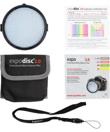 ExpoDisc Professional White Balance Filter - 82mm Lens Thread | Enhance Color Accuracy in Photos & Videos | Easy-to-Use, No Software Needed | Save Time on Color Correction - Buy Online on GoSupps.com
