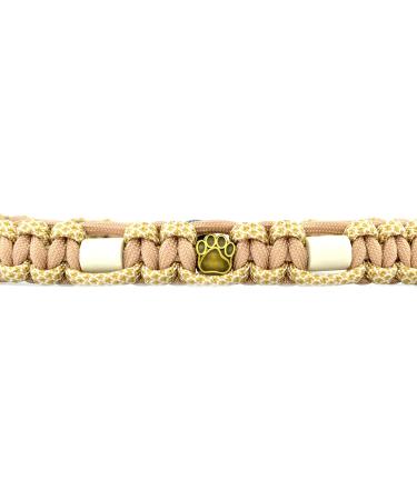 Custom EM Ceramic Collar for Dogs & Cats - Original US Paracord (41-50 cm Beige) - International Shipping Available - Buy Online on GoSupps.com
