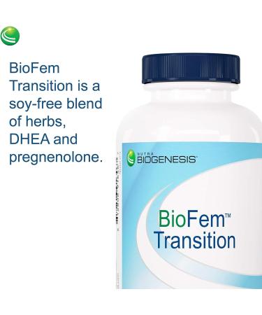 Nutra BioGenesis BioFem Transition - Menopause Support - 60 Capsules | Gluten-Free, Vegan, Non-GMO - Buy Online on GoSupps.com