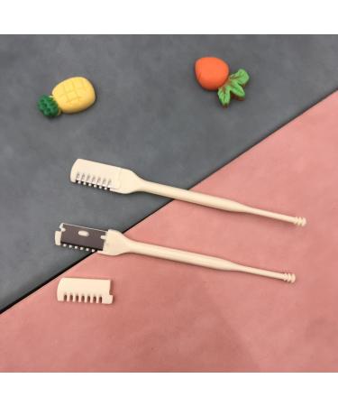 2024 2 in 1 Manual Nose Hair Trimmer - 360 Rotating Nose Hair Removal Tool for Men & Women - Unisex - White - Buy Online on GoSupps.com