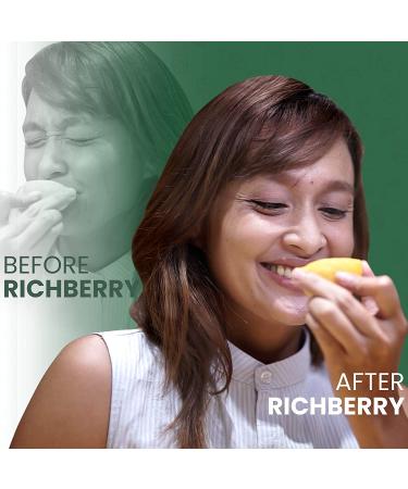 Richberry Miracle Berry Halves (8g) - 50 Pack, Sweetens Sour Foods, Premium Freeze-Dried Fruits, Vegan-Friendly - Buy Online on GoSupps.com