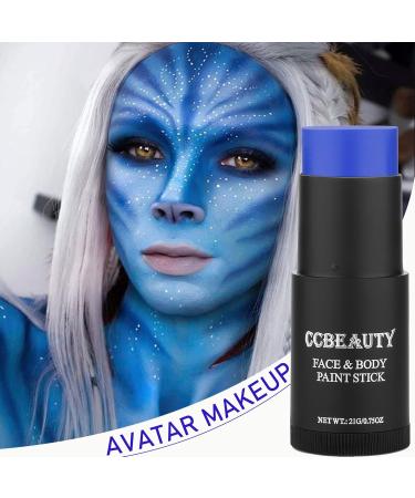 Ccbeauty Blue Body Paint Stick - Creamy Blendable Non-Toxic Face & Body Makeup for Halloween & Parties - Buy Online on GoSupps.com