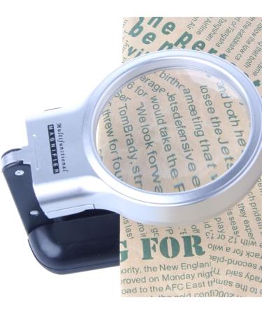 Lightweight Magnifying Glass 3X Hd Desktop Handheld Magnifying Glass with Led Light for Reading Newspapers Watch Repair Lofty Ambition - Buy Online on GoSupps.com