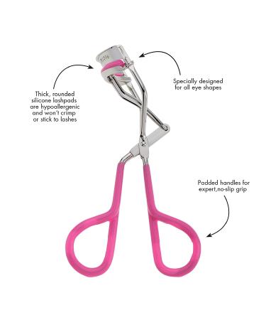 Tweezerman Neon Eyelash Curler | Great Grip | Pink | 0.3 Oz - Buy Online on GoSupps.com