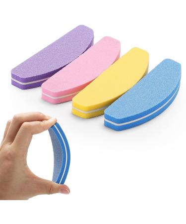 80 Count Mini Nail Files and Buffers Kit - 100/180 Grits, Acrylic Nail Files, Double Sided Emery Boards - Disposable Manicure Tools (Pack of 1) - Buy Online on GoSupps.com