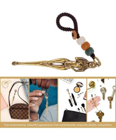 Crystal Earpick Keychain - Vintage Purse Ornament for Ear Cleansing and Removal - Buy Online on GoSupps.com