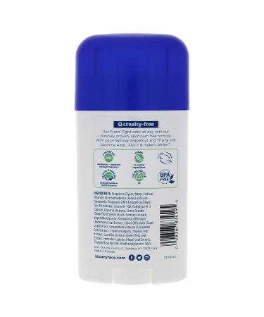 Kiss My Face Active Life Fragrance Free Deodorant 2.48 oz Stick - Aluminum Free for Women and Men with Grapefruit Seed Extract, Rosemary, and Sage - Buy Online on GoSupps.com