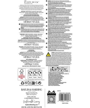 Baylis & Harding Fuzzy Duck Cotswold Spa Luxury Candlelit Bathing Gift Set - Vegan Friendly - Buy Online on GoSupps.com