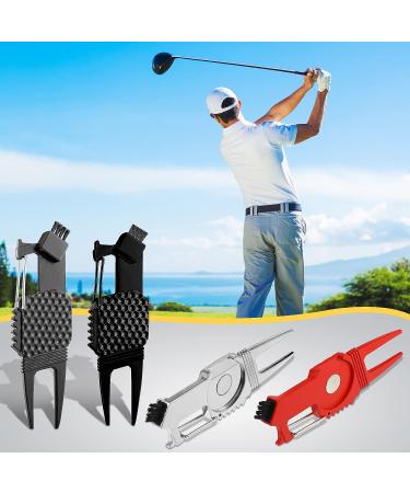 5-in-1 Golf Tool Set with Divot Repair, Club Brush, Ball Marker, Groove Cleaner, and Holder - Golf Accessory for Men and Women - Buy Online on GoSupps.com