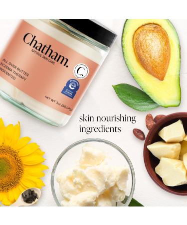 Chatham Natural Skin Care All Over Butter Eczema Relief Cream 3oz Dry Itchy Skin Face Feet and Hands. Trusted by Families and Steroid Free. Moisturizes and Softens Skin 3 Ounce (Pack of 1) - Buy Online on GoSupps.com