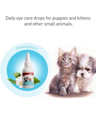 Tear Stain Remover Eye Drops for Dogs and Cats Pet Eye Care Protection Eliminate Eye Dirt Anti-inflammatory Bactericidal Antipruritic Mild Formula - Buy Online on GoSupps.com