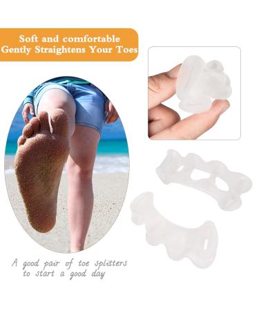 SEBS Toe Separator Set - Gentle Relief for Foot Pain, Bunions & Hammer Toes (2 Pairs) - Buy Online on GoSupps.com