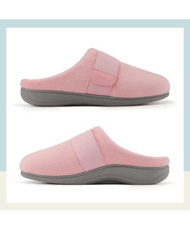 BCSTUDIO Women's Orthotic House Slippers | Arch Support & Adjustable | Fuzzy Pink Shoes | Size 10 - Buy Online on GoSupps.com