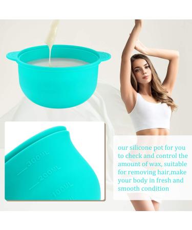 3-Piece Wax Pot Replacement Set - Removable Silicone Bowl for 14 oz Wax Warmer - Home Hair Removal Accessory - 500 ml Capacity - Buy Online on GoSupps.com