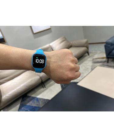 15 Alarm Vibrating Reminder Watch Water Resistant Medical Vibration Reminder | Blue Square | International Shipping - Buy Online on GoSupps.com