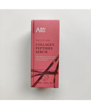ANAiRUi Collagen Peptide Serum for Face with Hyaluronic Acid | Targets Fine Lines & Wrinkles | Plumps and Firms Skin | Anti-aging Collagen Serum for Face & Neck 30ml - Buy Online on GoSupps.com