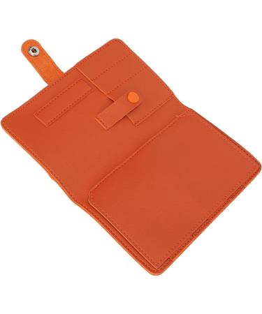 Nail Tips Storage Container Bag Portable PU Zipper Multipurpose Nail Drill Bits Organizer Bag for Salon (Orange) - Buy Online on GoSupps.com