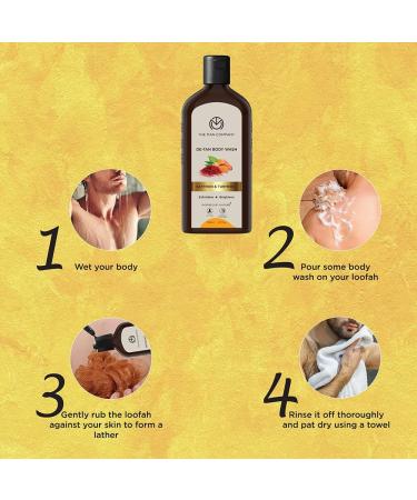 The Man Company DeTan Bodywash for Men with Saffron Turmeric & Walnut Beads for Skin Brightening 200Ml Tan Removal Shower Gel for Glowing & Smooth Skin Sls & Paraben Free - Buy Online on GoSupps.com