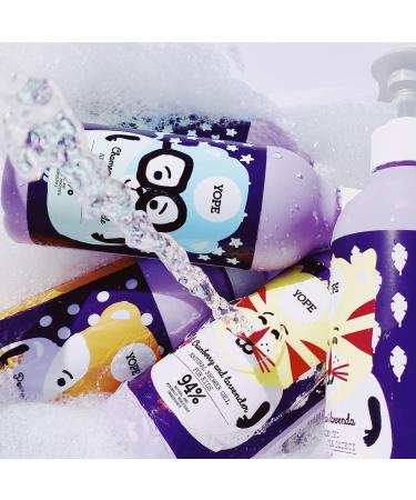 Yope Shower gel for children cranberry and lavender 400 ml - Buy Online on GoSupps.com