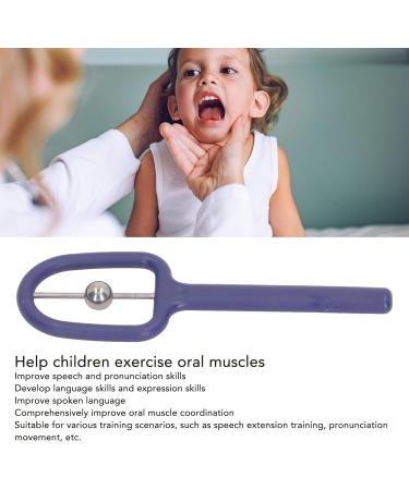 Tongue Tip Exerciser Cleanse Oral Muscle Training Tool Develop Language Skills Improve Coordination for Daily Use (Blue) - Buy Online on GoSupps.com