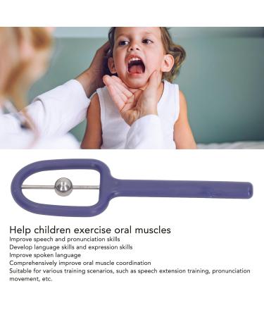 U-Shaped Tongue Exercise Device for Kids | Tongue-Tip Trainer for Mouth Muscle Strengthening (Blue) - Buy Online on GoSupps.com