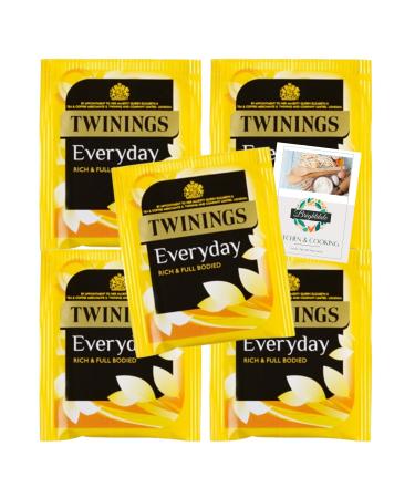 Tea Bundle with Twinings Everyday Teabags 100 pack + Brightdale Kitchen Booklet