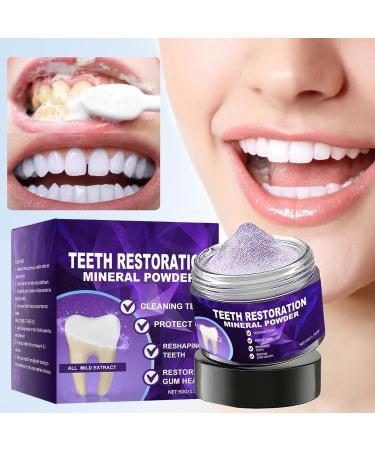 Powdered Toothpaste Fresh Breath Tooth Powder 50 Gram Toothpaste Instant Restorative Tooth Powder For Bathroom Home Hygiene Daily Travel Morning Care Routine Women Men Child - Buy Online on GoSupps.com