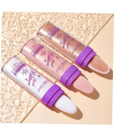 Beavorty 15 Pcs Highlight Pat Powder Makeup Highlighter Face Powder Loose Arm Highlighter Cosmetic The Face 1 count (Pack of 1) Assorted Colorx5pcs - Buy Online on GoSupps.com