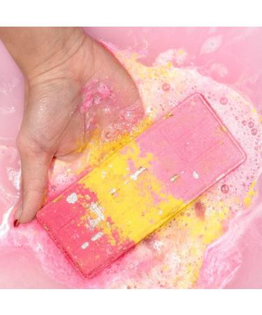 Handmade Cotton Candy Bath Bomb Bar for Stress Relief | Epsom Salt, Sweet Almond Oil | Kids & Women | Mother's Day, Valentine's Day, Christmas | Pack of 2 - Buy Online on GoSupps.com