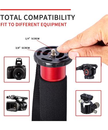 Avella A324D Aluminum 67 Inch Camera Monopod - Professional Telescopic Video Monopod with Tripod Base for DSLR Cameras - Buy Online on GoSupps.com