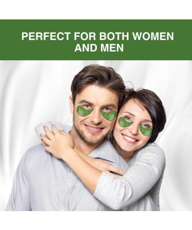 Sanitro Collagen Eye Gel Pads - Green Tea Under Eye Patches for Dark Circles, Wrinkles, and Fine Lines - Firming Eye Mask with 30 Pairs for Moisturizing and Reducing Under Eye Bags - Buy Online on GoSupps.com