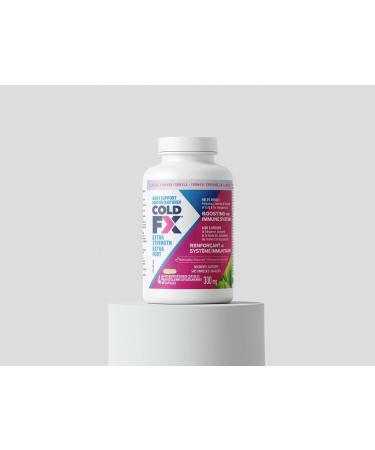 COLD-FX Extra Strength Ginseng Extract Reduce Chance Cold and Flu Support Immune System - 45 Vegan Capsules - Buy Online on GoSupps.com
